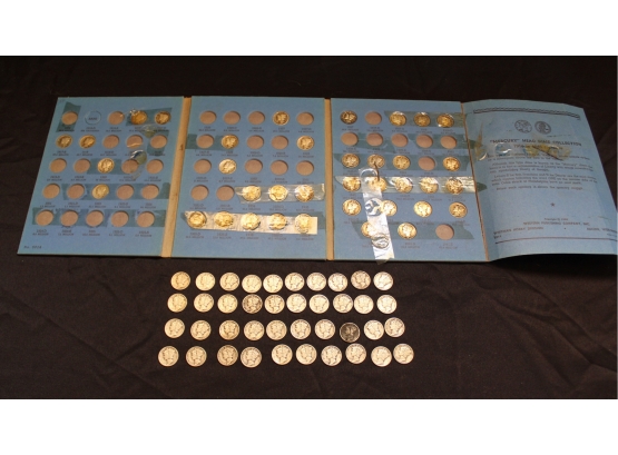 Mercury Head Dimes Lot - Silver Coins - OVER 250 COINS! Fair To Great Condition - Item #105