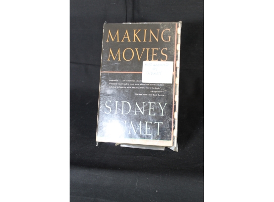 Sidney Lumet 'Making Movies' Books - Signed Copy - Item #091