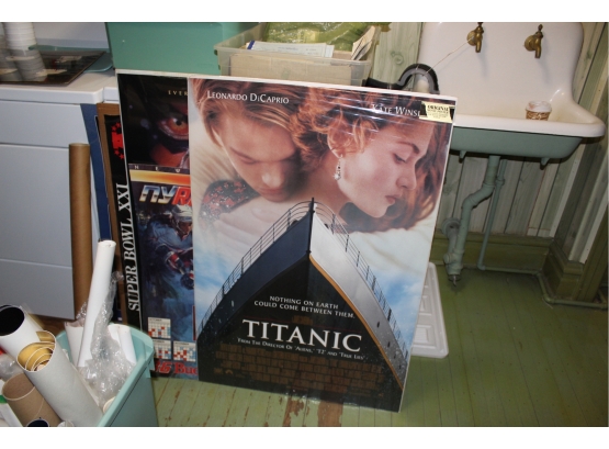 Assorted Movie Poster - Titanic, Star Wars And The Beatles - Lot Of 50+ - Item #119