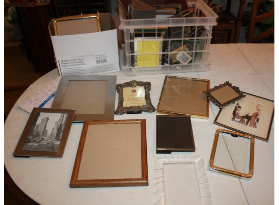 Mixed Lot Of Picture Frames & Photo Albums! Item #191 LR