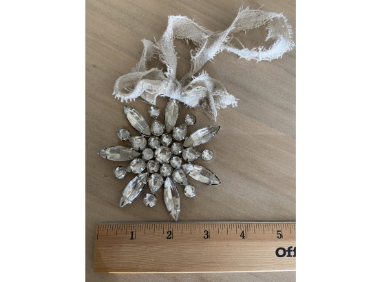 Old 'looking' Rhinestone Decoration Not Sure Of Age