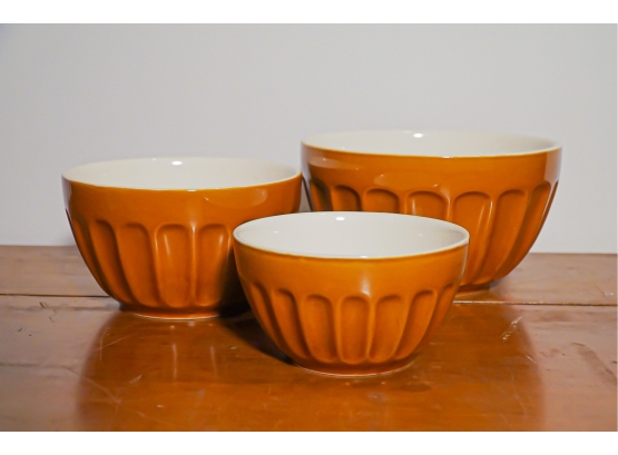 Set Of Three Vintage  'Pyrex-like' Bowls