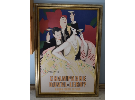 130. Decorator Champagne Duval-Leroy Decorator Poster