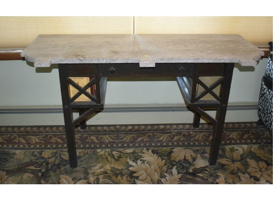 349. Antique Marble Topped Console