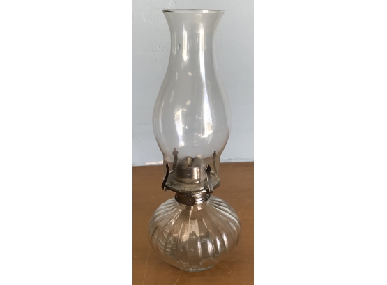 133. Antique Oil Lamp