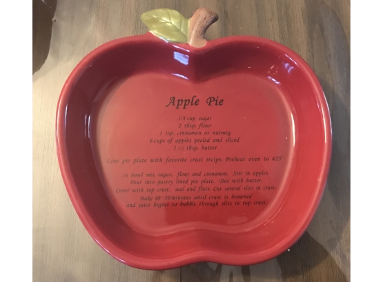 211 Harvest Apple Pie Bowl/ Pie Pan