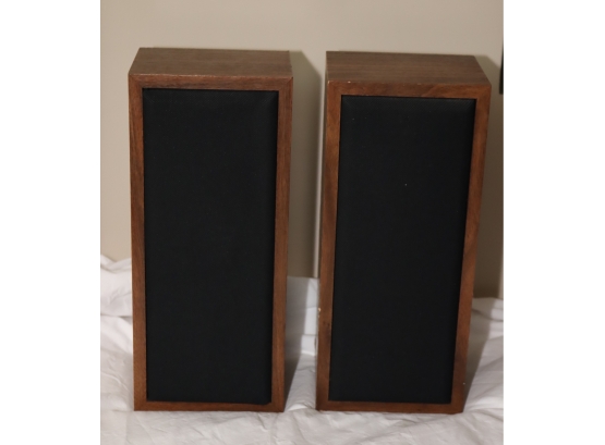 Vintage Pair Of Polk Audio Speakers.