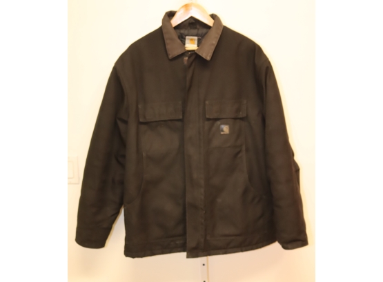 Black Carhartt  Winter Work Jacket Coat Size XL (Carhartt7)