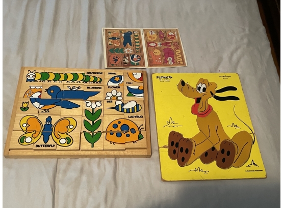 Playskool Walt Disney Pluto Puzzle And Other