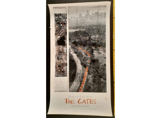 Metropolitan Museum Of Art Cristo & Jeanne-Claude The Gates 2002 Poster 42 Tall.