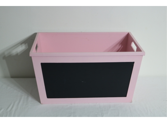 Do Your Room Pink Storage Box With Chalkboard
