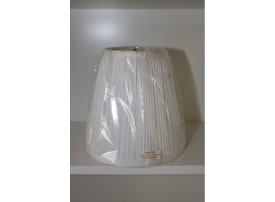 White Lampshade Still Wrapped In Original Plastic!
