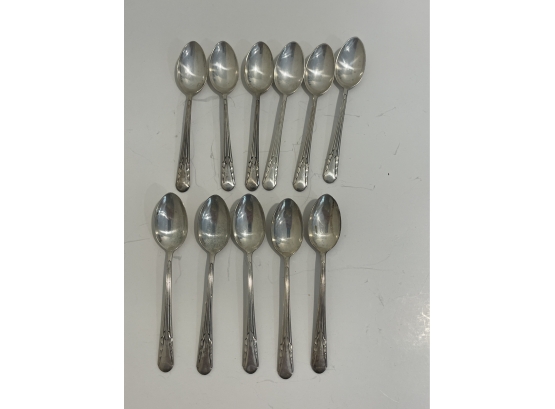 11 International SterlingInternational Sterling Silver Spoon Set