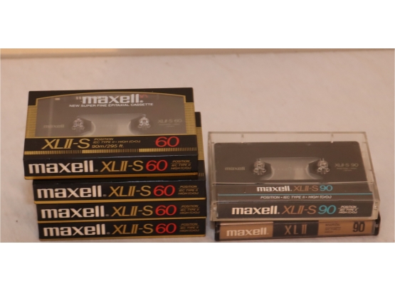 Vintage Blank Maxwell Cassette Tapes