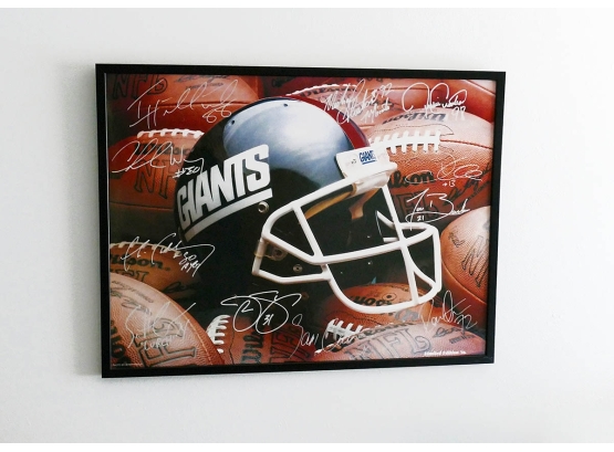 NY Giants Limited Edition Framed Print/Poster