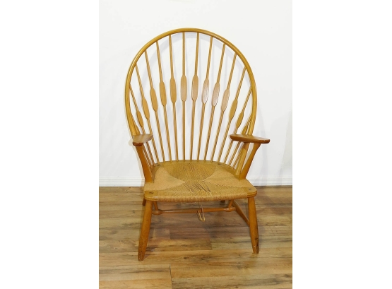 Vintage Hans Wegner Peacock Chair For Johannes Hansen - Danish Modern
