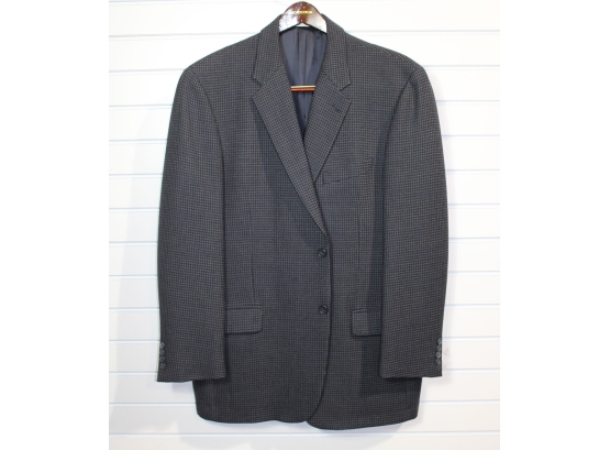 Joseph Abboud Mitchells Westport Plaid Gray Jacket - Size 44