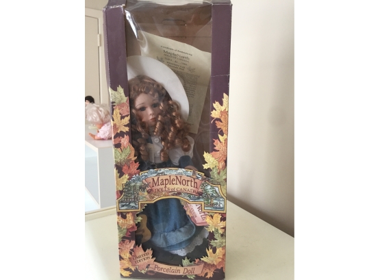 Limited Edition MapleNorth Dolls Of Canada Western Gal Porcelain Doll 61/3000 (ph)