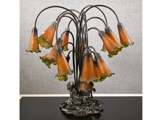 14 Branch Lily Lamp Copy (CTF20)