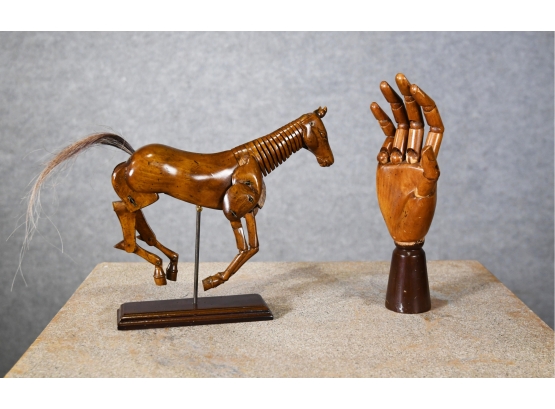 Articulating Hand & Horse Artist Drawing Models (CTF10)