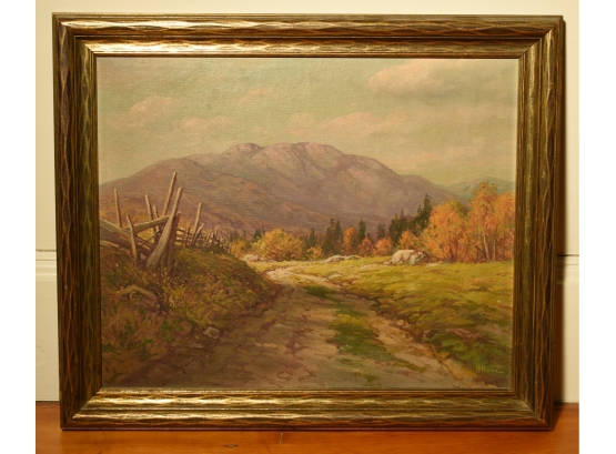 Oil Painting Of A Mountain Landscape (CTF 10)
