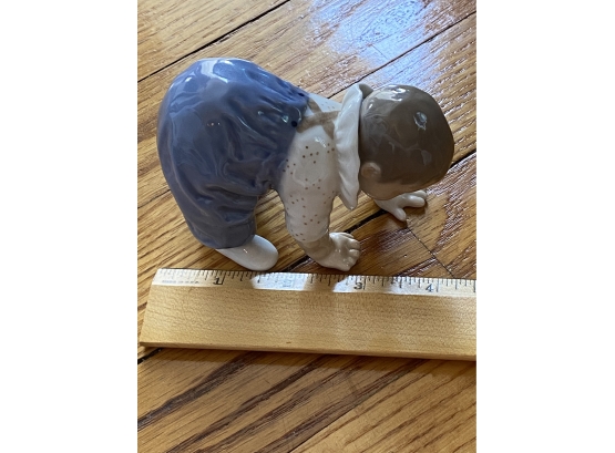 Baby Crawling Figurine Made In Denmark