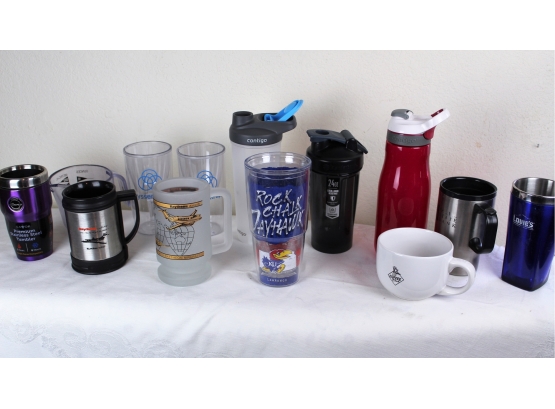Coffee Mugs, Water Bottles, Jayhawk Cup