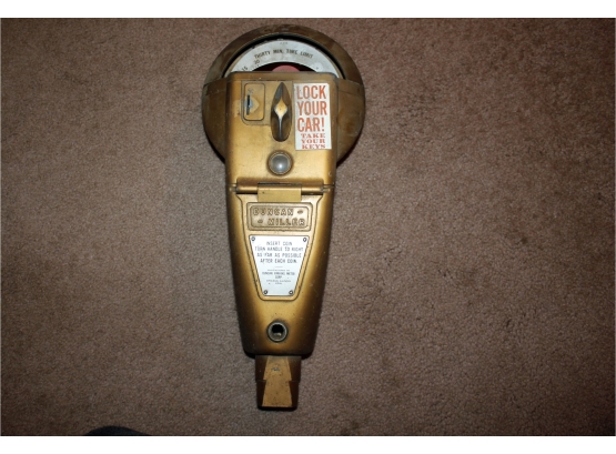 Vintage Duncan Miller Parking Meter, Has No Lock