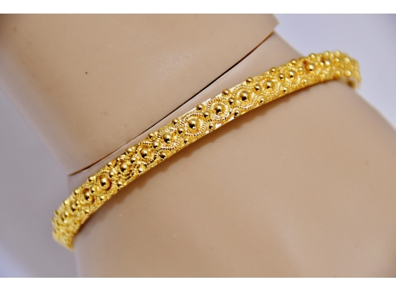 Gold Toned Bangle Bracelet