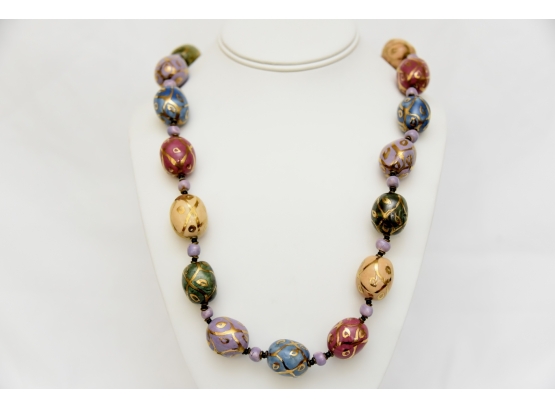 Costume Jewelry Lot #12 - Colorful Bead Necklace