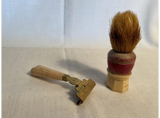 Vintage Schick Eversharp Razor & Brush