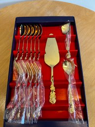 Gold Plated Stainless Stell Set