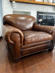 Ralph Lauren Distressed Leather Chair