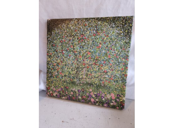 Klimt Style Canvas Tree Print