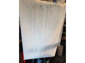 White Vintage Tablecloth Altar Cloth (?)