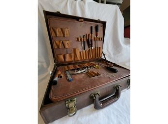 Vintage Machinist's Case With Tools