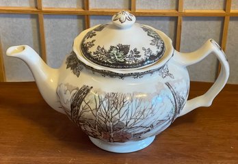 Friendly Village 5 Cup Teapot By Johnson Bros. (Pickup , USPS Or UPS 3rd Party Shipping )