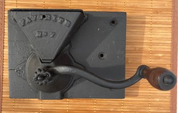 Black 'FAVORITE Mill #7' Wall Mounted Coffee Grinder From Arcade Mfg. (Pickup Or USPS Shipping)