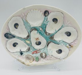 Union Porcelain Works -Oyster Plate -ca 1878-1904 - S
