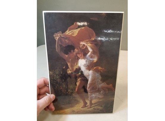 Print On Board: Pierre Auguste Cot 'The Storm' 1880, The Metropolitan Museum Of Art, 7.5x11.5 Inches