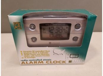 Oregon Scientific RM103A Radio Controlled Atomic Alarm Clock, New In Package