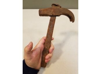 Primitive Iron Claw Hammer With Chisel Handle, 10.5' X 5' X 1.5', Yankee Ingenuity