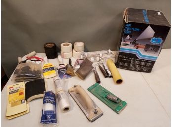 Lot Of Painting Sheetrock Drywall Tools & Supplies