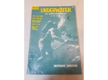 UNDERWATER The Skindiver's Manual By Bill Barada, 1955 Trend Books: Inexpensive Adventure