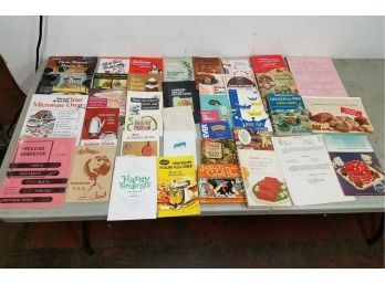 Lot Of 36 Vintage Cook Books Cookbooks
