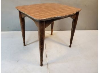 Vintage Mid Century Modern Low Occasional Table, 17.5' X 15.75' X 15.75'h