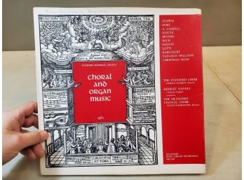 Stanford (University) Memorial Church, Choral & Organ Music 1962, 2 Record Box Set, Music Library Recordings