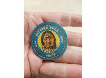 Vintage Ovaltine 1972 Sticker: Sitting Bull (1834-1890), 2'd