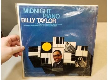Billy Taylor: Midnight Piano, Promo, Capitol T 2302 Mono LP Vinyl Record In Open Shrink, Jazz