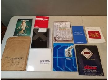 Set Of Korean National Industry Promotional Brochures, C.1978, Samsung, Historic Collectibles